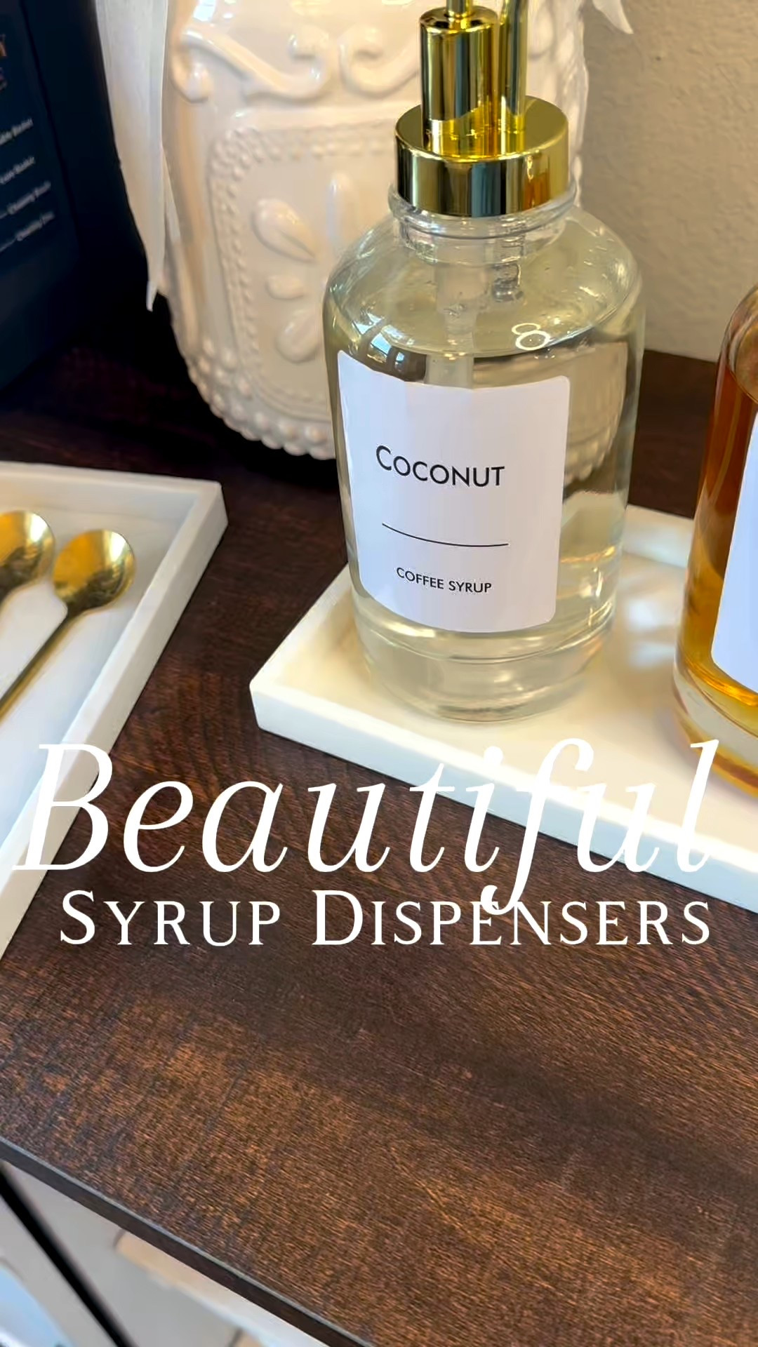 ☕️ I love adding pieces to my coffee bar, these syrup pumps are absolutely gorgeous and so easy to refill! I get so many compliments on them! 
🏡 


#LTKHome #LTKSeasonal #LTKFindsUnder100