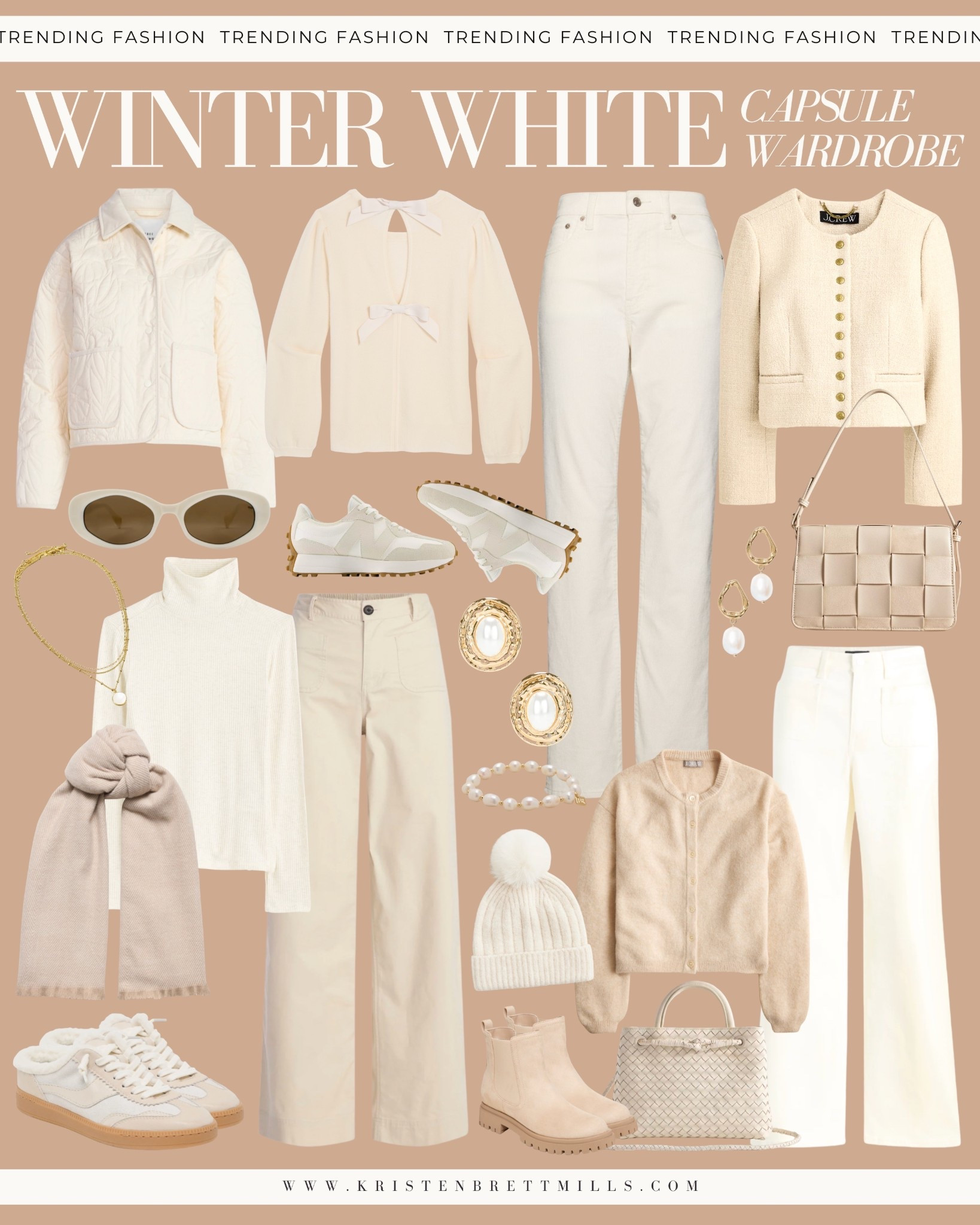 Women’s winter white capsule wardrobe

neutral winter sweaters
beige knit cardigans
cream turtleneck tops
oatmeal wool coats
camel trench coats
taupe knit scarves
ivory winter beanies
tan leather gloves
neutral plaid scarves
brown suede ankle boots

#LTKSaleAlert #LTKootd #LTKSeasonal
