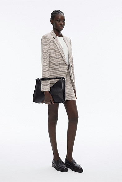 Ponte Check Mini Skirt | Witchery (AU)