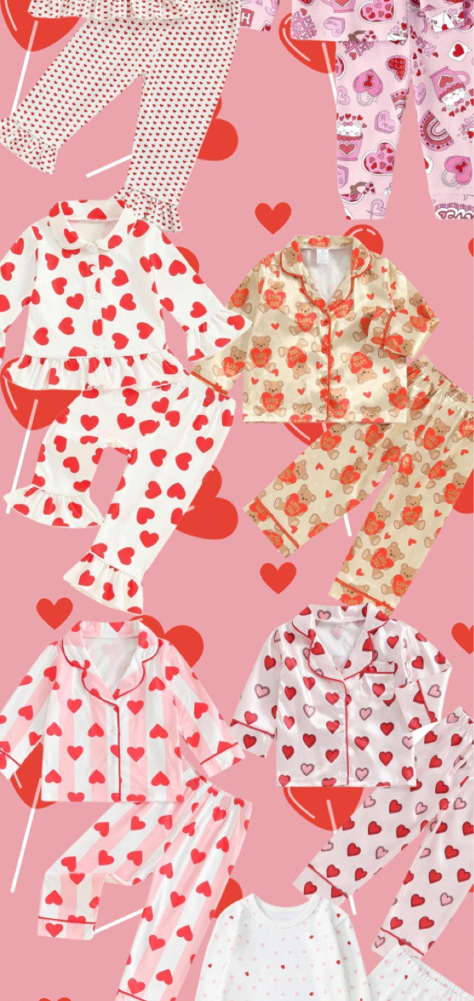 Little girlie vday pjs!! 

#LTKbaby #LTKSeasonal #LTKkids