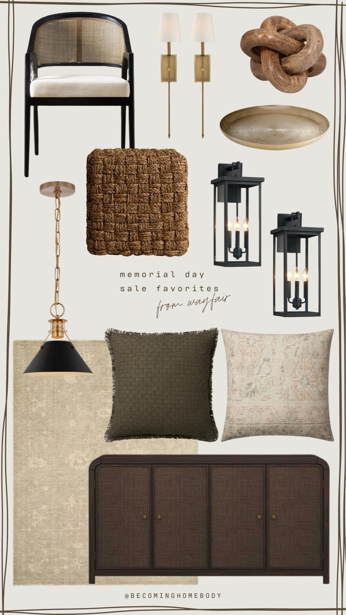 Another curation of my favorite finds from Wayfair’s Memorial Day sale! 🤎 I cannot believe these neutral favorites are included in the weekend sale!