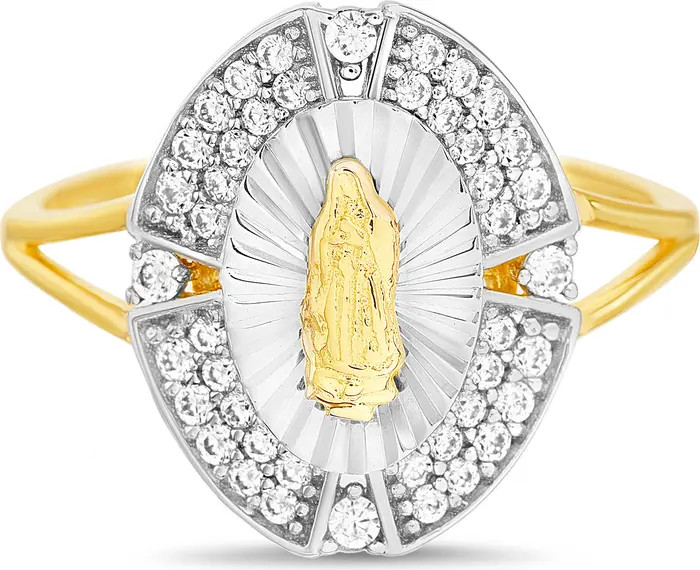 Paige Harper Two-Tone CZ Virgin Mary Ring | Nordstromrack | Nordstrom Rack