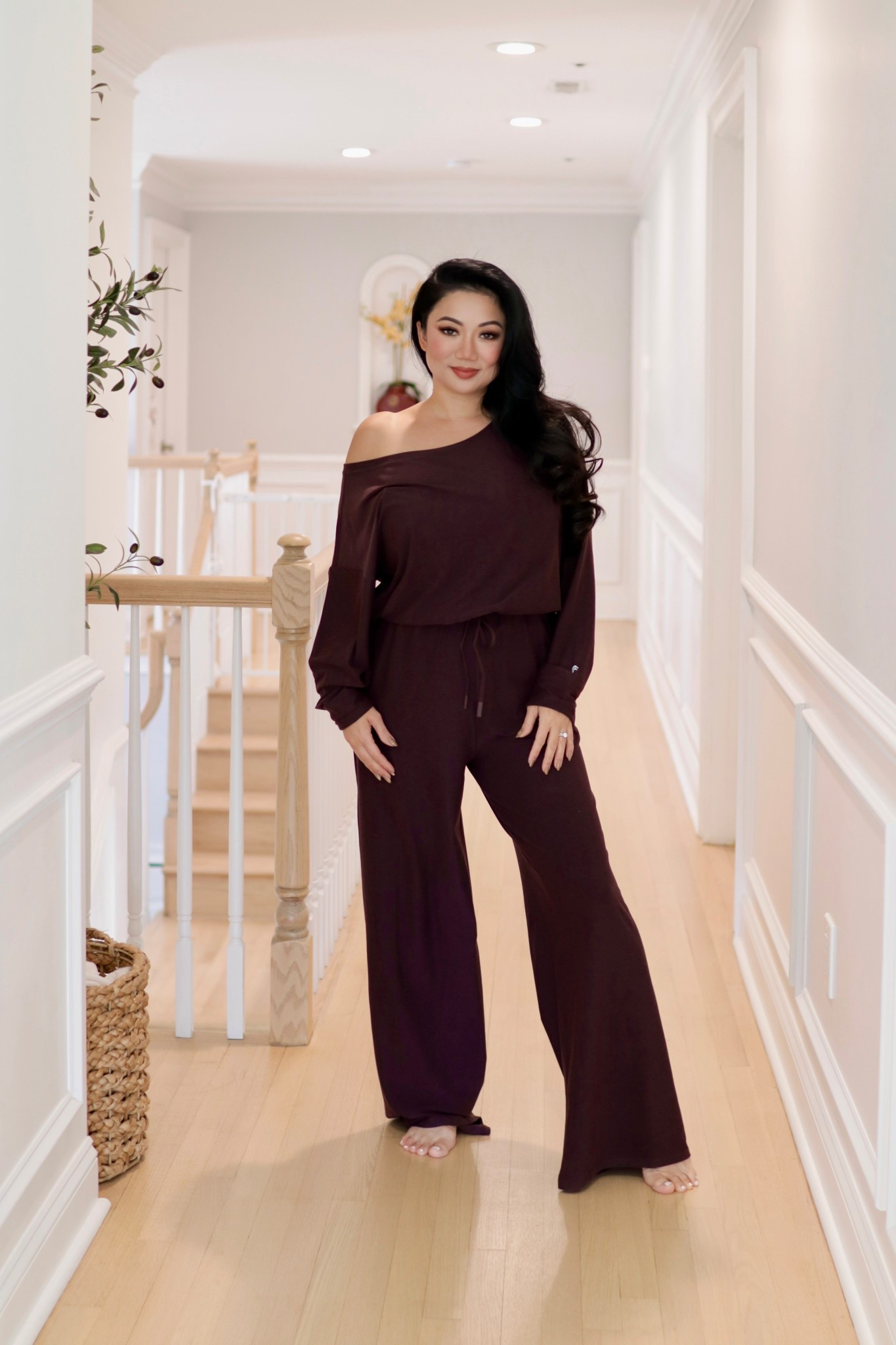 Cloud Jersey Off Shoulder Onesie // Soft, breathable, and effortless. This onesie features a chic off-the-shoulder neckline and relaxed silhouette. The perfect mix of cozy comfort and elevated style. Fableticss

#LTKOver40 #LTKgrwm #LTKActive