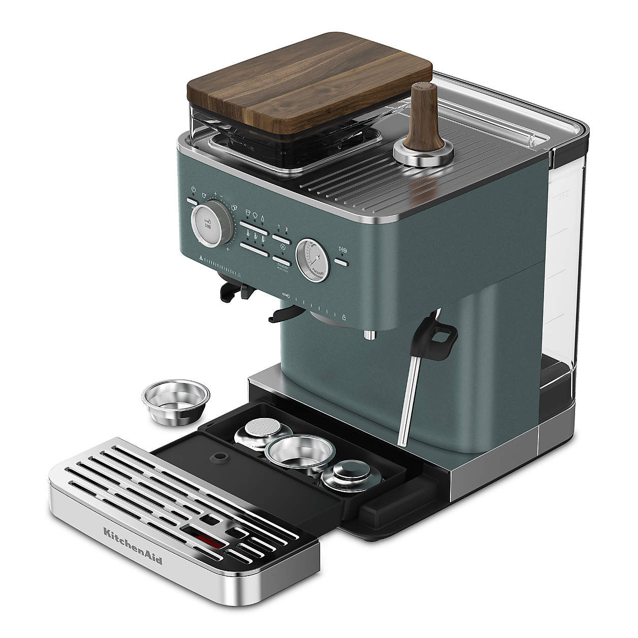 If you’re ready to move beyond pod coffee and into something more intentional, this is a lovely step up.

It’s currently on sale (~10% off), which makes upgrading feel a little easier to justify.

Why it’s a smart buy:
• Semi-automatic brewing for better flavor and consistency
• Durable build designed for daily use
• Walnut accents + muted green color elevate any kitchen
• Makes staying in feel just as good as going out for coffee

Ideal for slow mornings, weekend lattes, and everyday espresso lovers.

#HerAvenueFinds
#LTKFinds #KitchenStyle #HomeBarista #CoffeeCorner #EverydayLuxury 

 