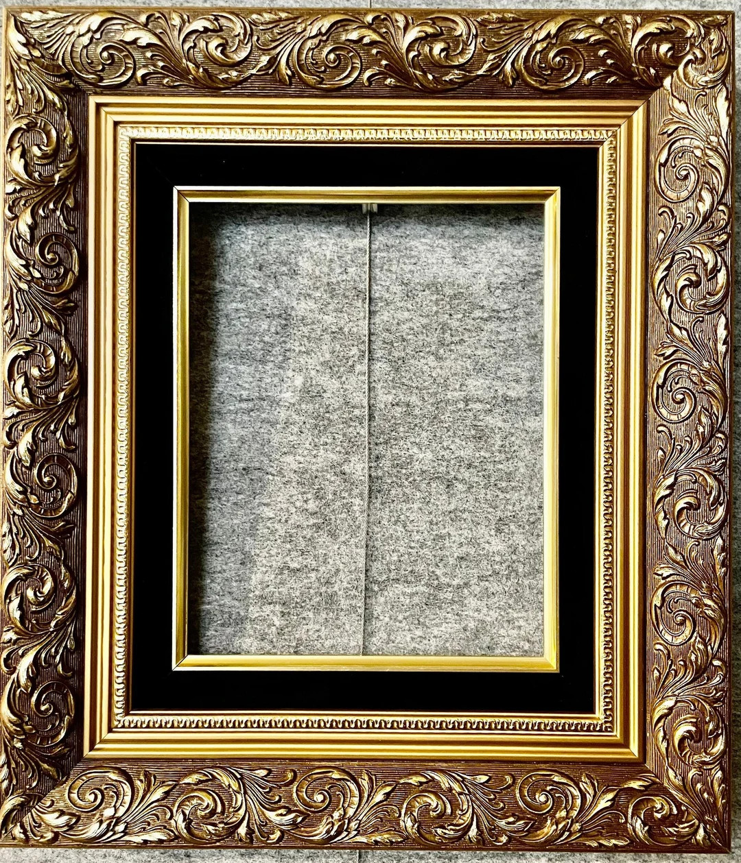 3.5" Gold Ornate Deluxe Antique Frame photo art gallery 1216Gb frames4artcom | Etsy (US)