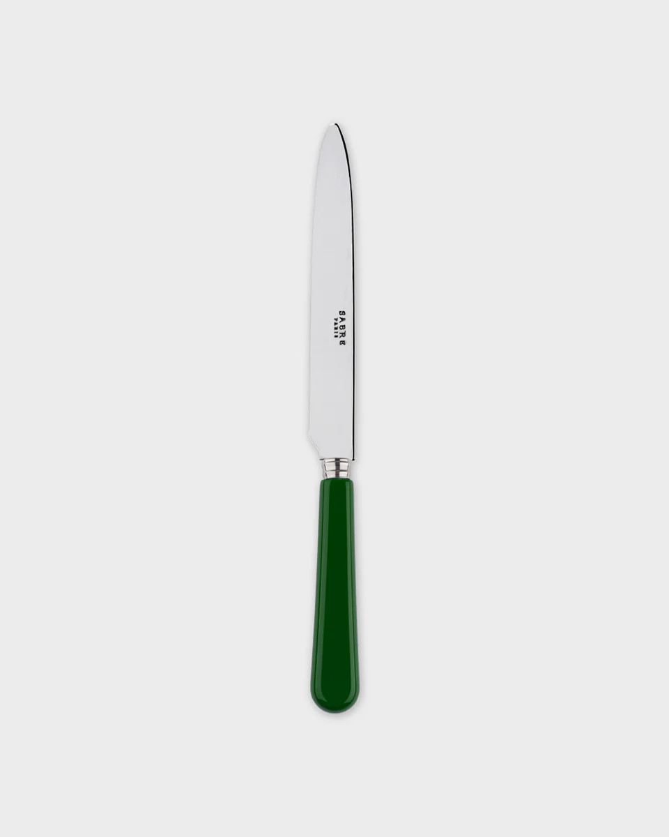 Sabre Dinner Knife, Green | Cabana Magazine