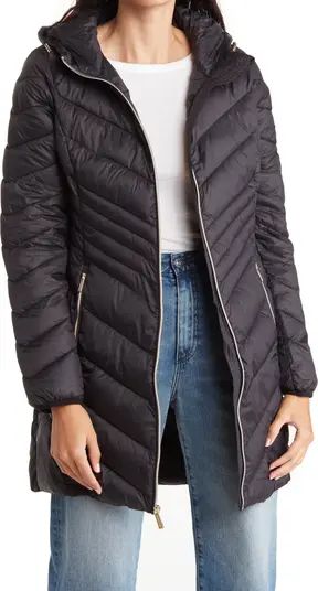 Michael Kors 3/4 Packable Down Jacket | Nordstromrack | Nordstrom Rack