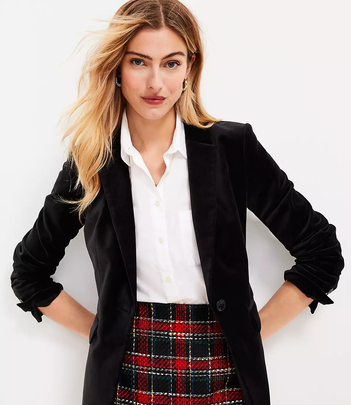 Velvet Modern Blazer | LOFT