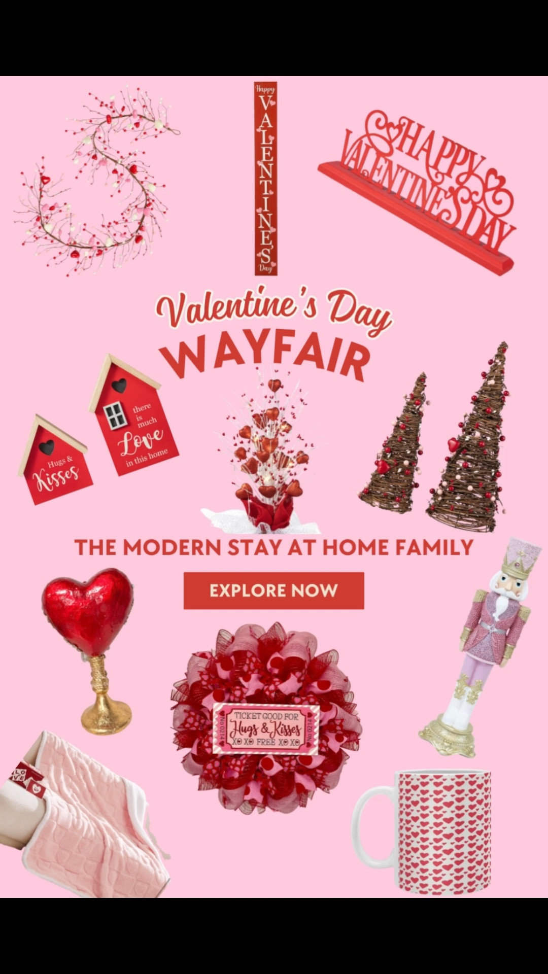 Valentine’s Day home decor, but make it cozy, romantic, and totally livable ❤️ Wayfair’s Valentine’s Day collection is full of soft pinks, neutral accents, heart details, cozy throws, festive pillows, table decor, and sweet little touches that instantly make your home feel warm and loved. Perfect for styling your living room, bedroom, dining space, or entryway for February, date nights at home, or a subtle seasonal refresh that doesn’t feel over the top. These pieces layer beautifully with everyday decor and are an easy way to decorate for Valentine’s Day without committing to anything permanent. Linking all my favorites so you can recreate this look in your own space.

Valentine’s Day home decor, Wayfair Valentine’s Day, Valentine decor ideas, romantic home decor, pink Valentine decor, neutral Valentine’s Day decor, heart decor, cozy home decor, seasonal home decor, Valentine’s Day decorations, living room Valentine decor, bedroom Valentine decor, dining room Valentine decor, modern Valentine’s Day decor, affordable Valentine decor, home styling ideas, Wayfair home finds, Valentine’s Day decorating ideas#LTKFindsUnder50

#LTKHome #LTKSeasonal #LTKValentine