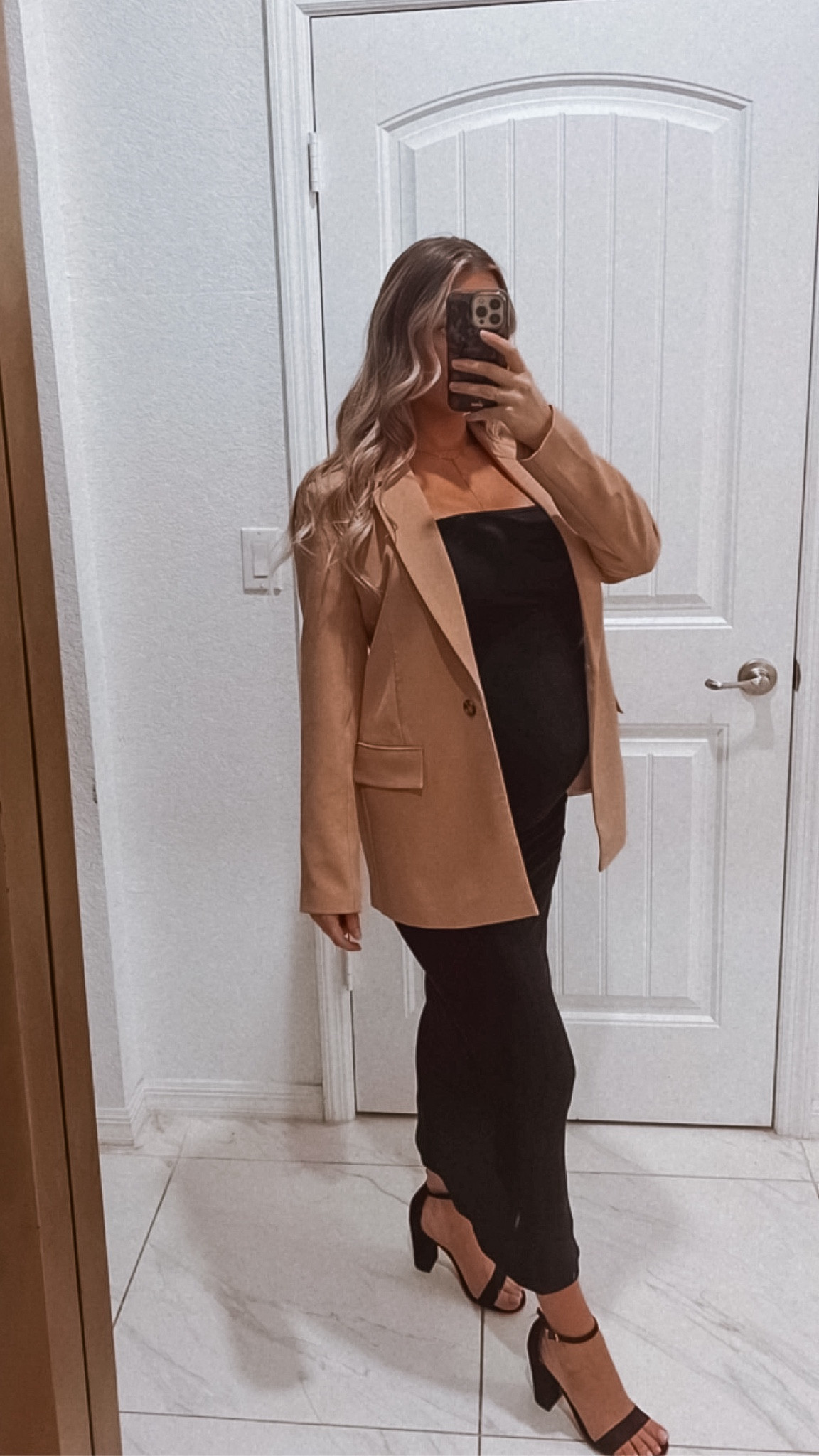 Both the dress and blazer are great neutral staples to have in your wardrobe. This blazer brand styles as perfectly tapered and fitted 🔥 it's so hard to find well fitted blazers!

Blazer - Size xs pictured, need a small in back half of pregnancy though. 

Dress: favorite skims dupe - size large for pregnancy



#LTKMostLoved #LTKfindsunder50 #LTKSpringSale