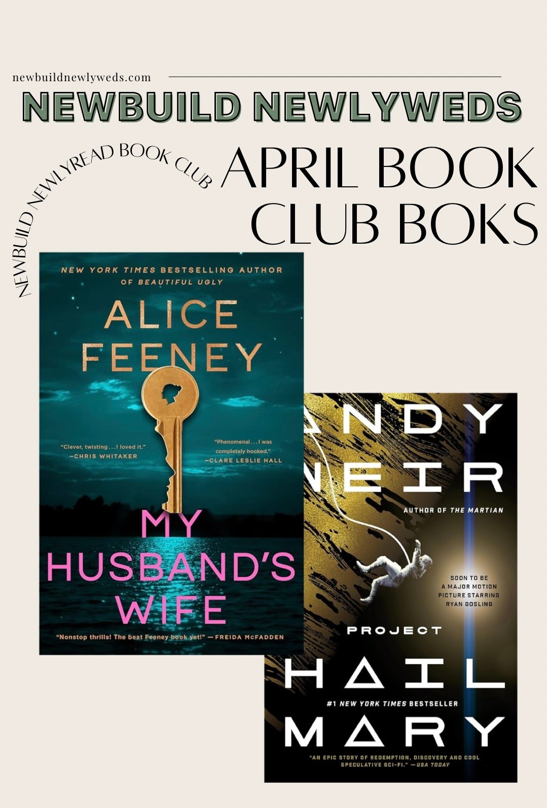 April Book Club Book choices for the Newbuild Newlyread Book Club! 

#LTKdayinmylife #LTKselfcare #LTKstorytime