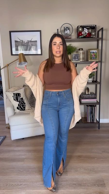 We love a good flare 👏🏼👏🏼 I’m styling my latest Amazon Levi’s flare split hem jeans 2 ways!

At this point have of my denim collection consists of Amazon Levi’s & as always this pair did not disappoint.

I’m wearing a size 28 regular in the jeans, I wanted to be able to wear a bootie with them so I did not do short. The jeans have stretch & are soo comfy! &amp; they make the 🍑 look great.

Both styled outfits are from Amazon & I have everything linked for you!

Amazon jeans, petite girl friendly, casual outfit, date night outfit

#LTKmidsize #LTKfindsunder50 #LTKMostLoved
