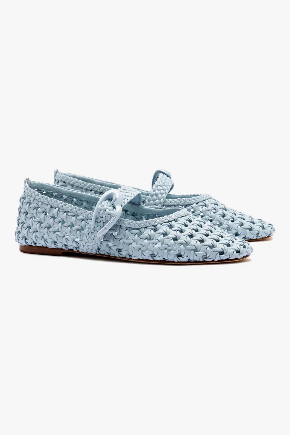 Verona Macrame Ballet Flat In Maya Leather | Larroude