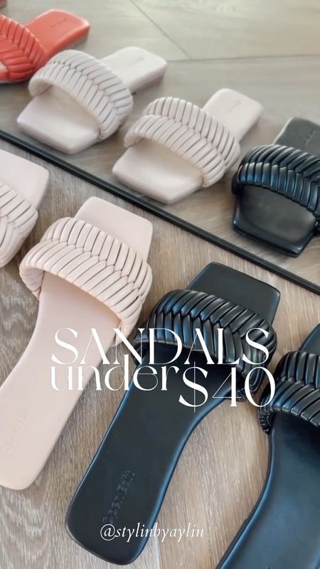 Sandals under $40! They are available in multiple colors and run true to size #StylinbyAylin #aylin  

#LTKFindsUnder50 #LTKStyleTip #LTKSaleAlert