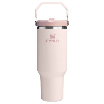 Stanley 40 oz Stainless Steel Ice Flow Flip Straw Tumbler Rose Quartz | Target