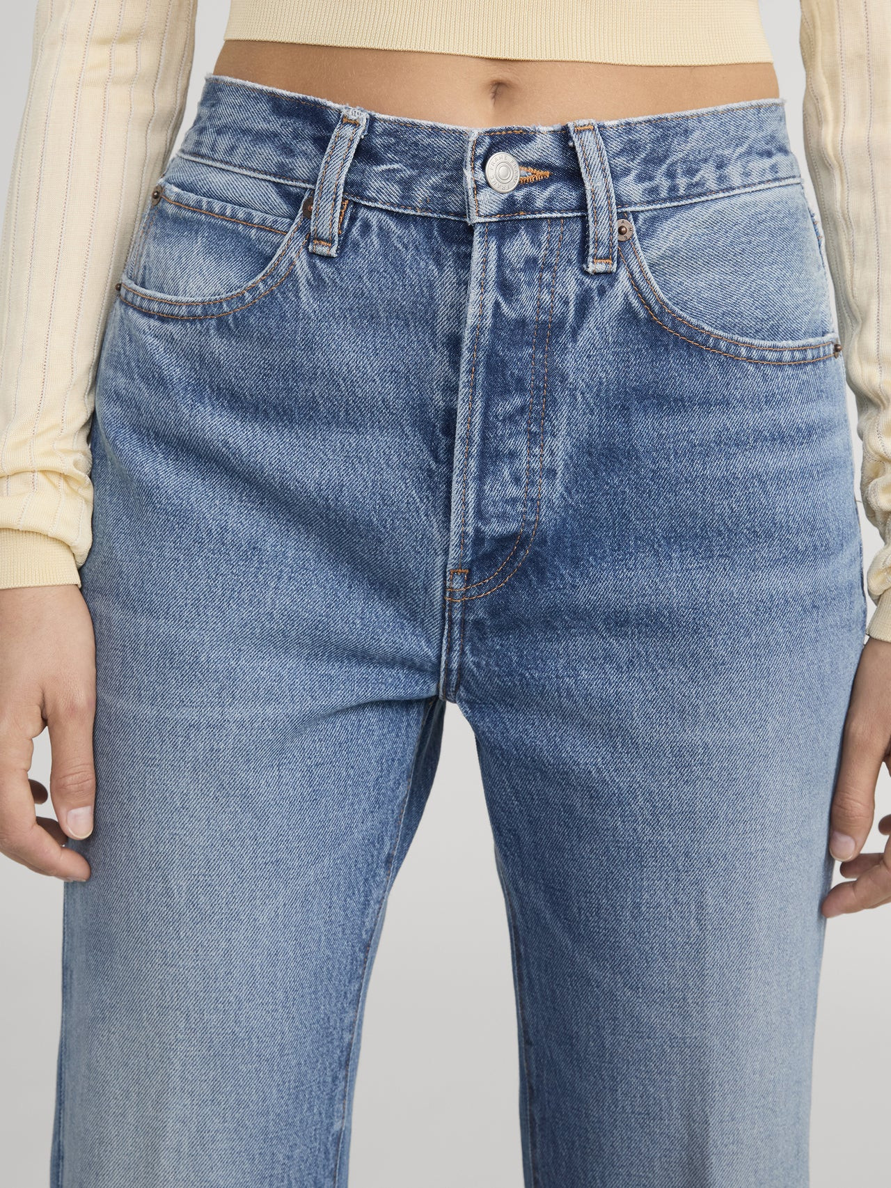THE LAX NUMERAL RAW FRAY | Frame Denim