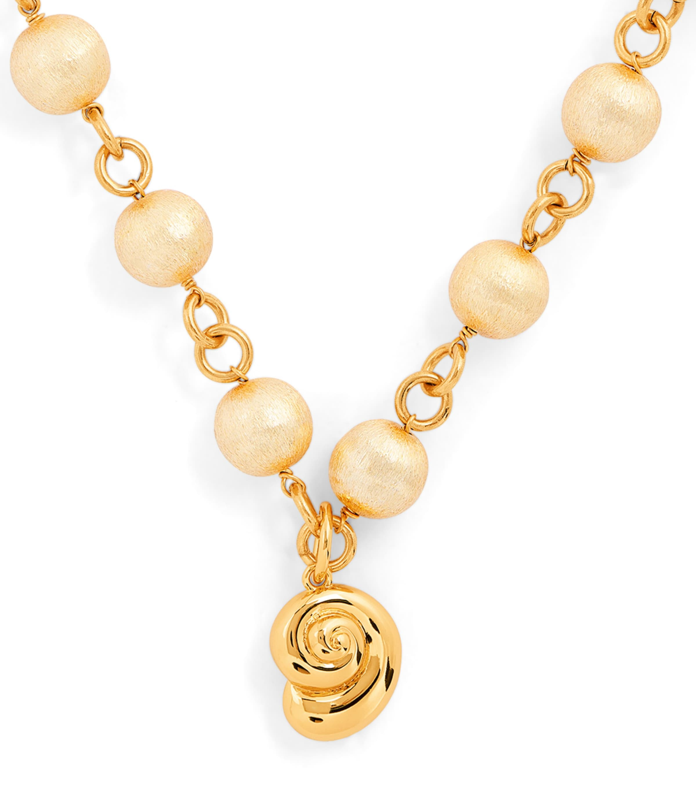 Timeless Pearly Beaded Seashell-Charm Necklace | Harrods