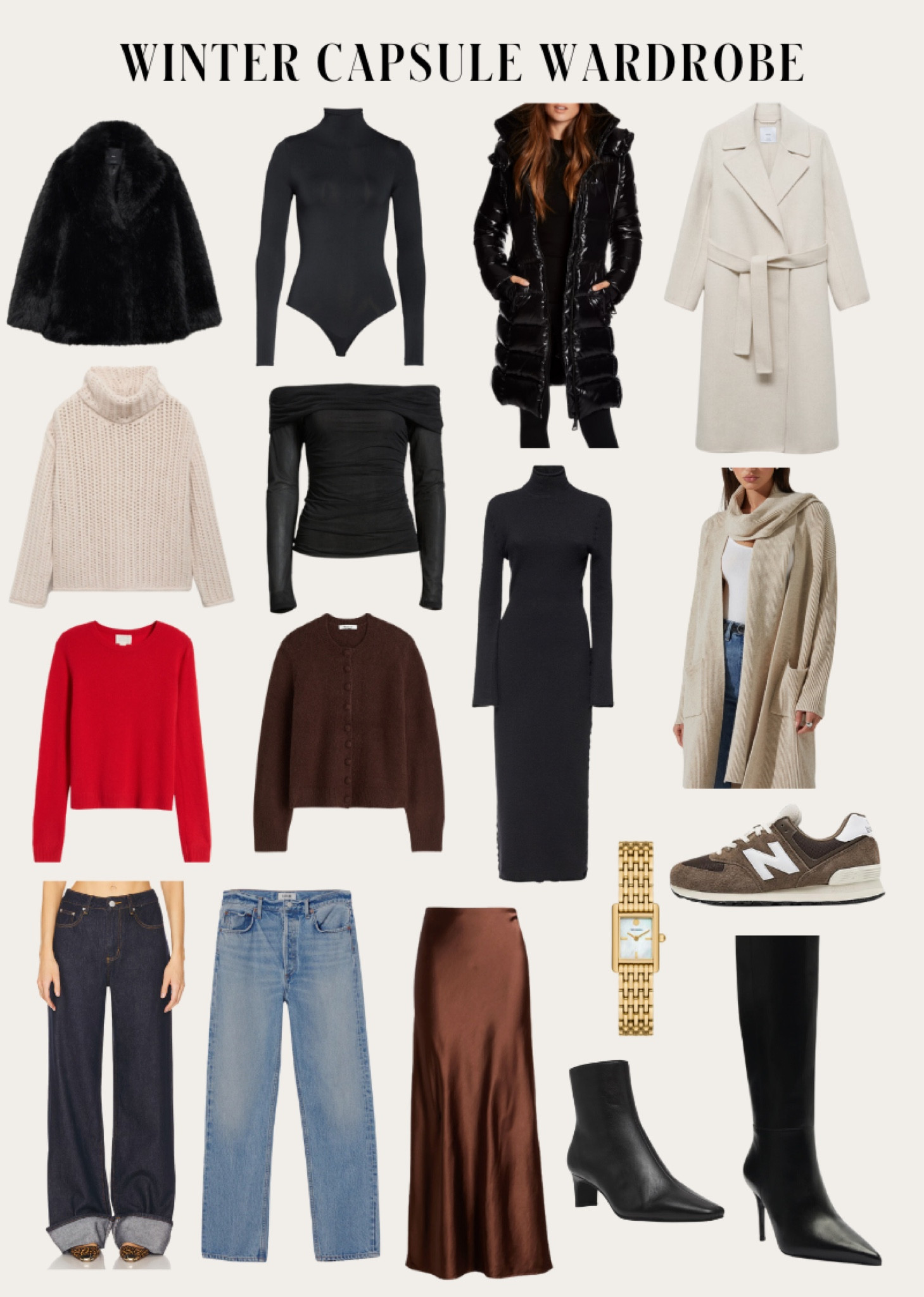 Winter capsule wardrobe
Best of puffer coats, straight leg jeans, sweaters, boots and more
Winter outfit ideas 



#LTKFindsUnder100 #LTKStyleTip #LTKSeasonal