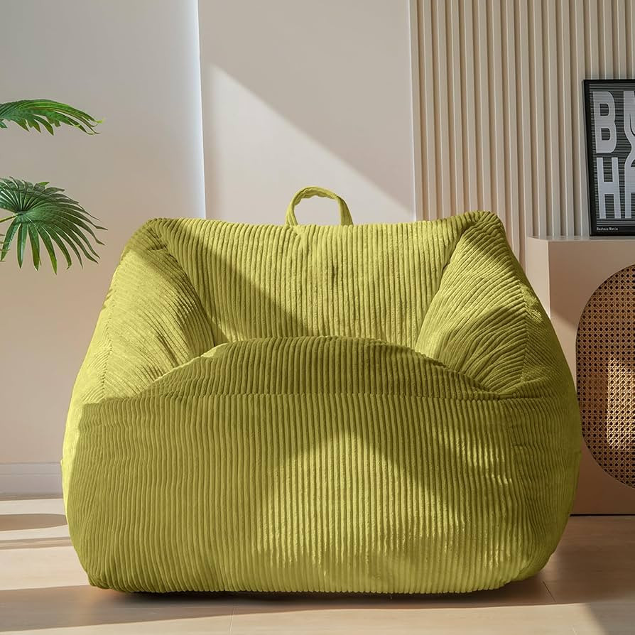 MAXYOYO Bean Bag Chair, Floor Sofa with Handle, Bean Bag Chairs for Adults and Kids, Teens Living... | Amazon (US)