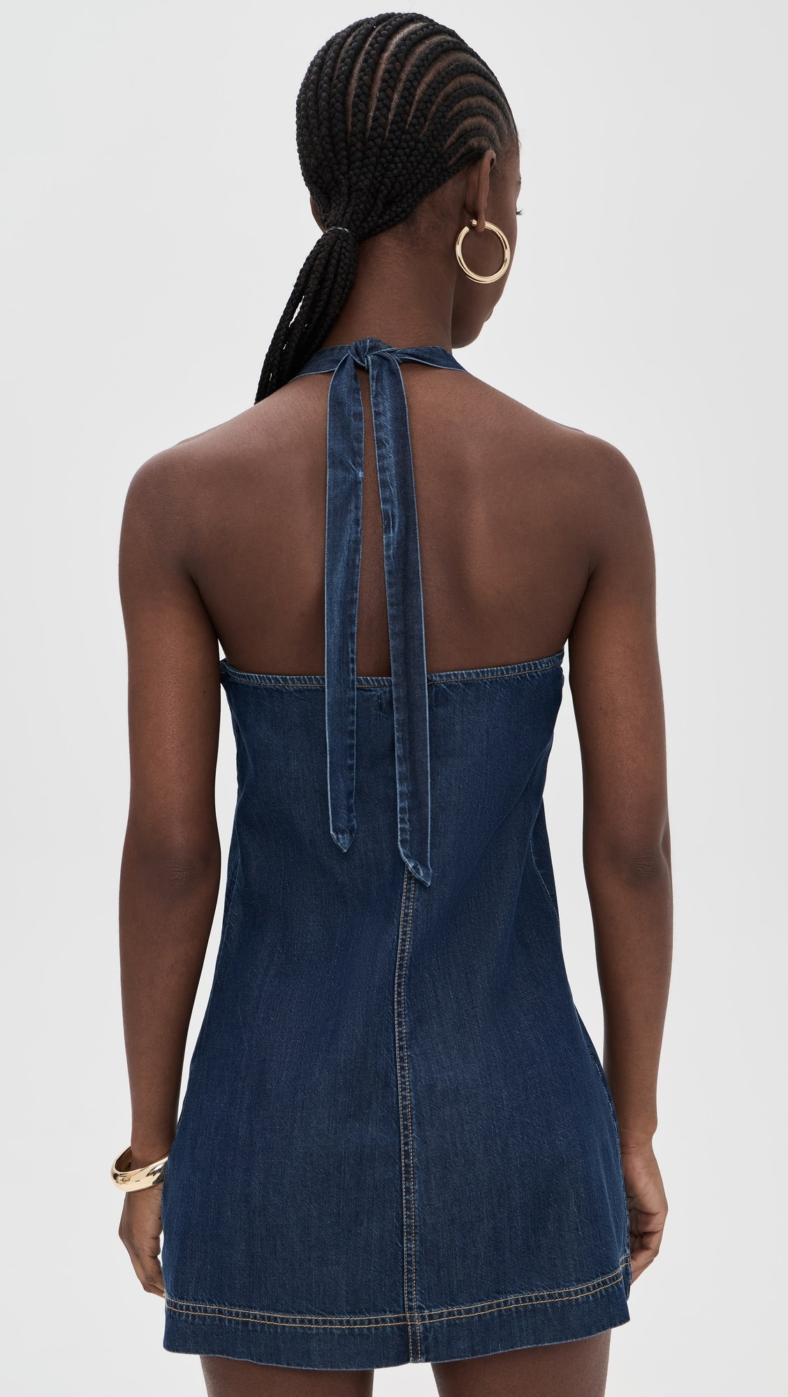 Denim Halter Shift Dress | Shopbop