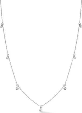 Lulu Jack Bezel Diamond Necklace | Nordstrom