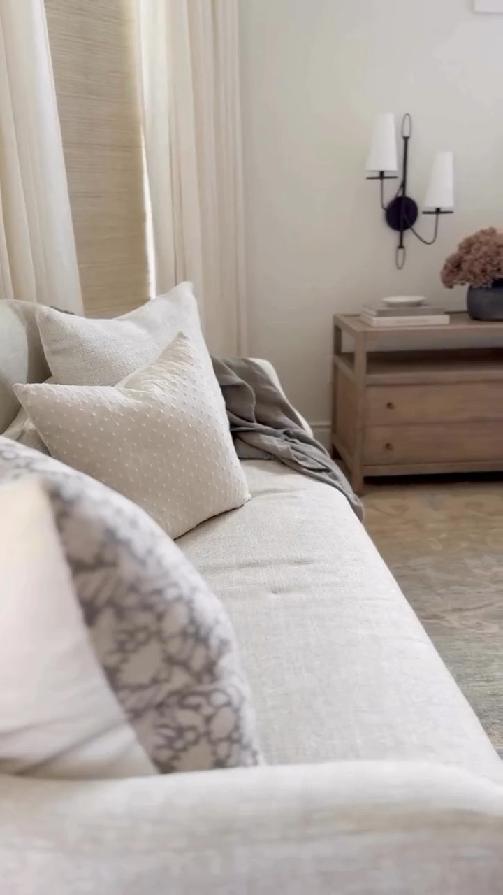 Drapes can be expensive and hard to order! So we’ve made it easy and are sharing our SECRET to ordering custom affordable drapes! 

🌟Comment DRAPES and we’ll DM you a link!🌟

We love these drapes for many reasons: they are affordable compared to all other custom drapery, ease of ordering, lots of fabric + color options and they are made to custom fit YOUR windows! Gone are the days of trying to make big box store drapes fit your high ceilings and larger windows!

Design // @cottageandkey

Here’s what I ordered-
Collection: Patti 
Color: Off White
Header: Triple pleat
Liner: None (We like the linen to be flowy). 
Install: We like to install drapery rods 1.5” below the ceiling. Measure the center of the rod down to the floor. Then, we like to subtract 1” from that total so they don’t drag on the floor. (After you steam them, they get a tad longer) That will be your height. The clips that come with the drapes are adjustable so you can raise or lower the drape to not sit on the floor as needed. For each panel width, we measure the window width and times it by x 1.5 for a less bulky stack or x 2 for more bulky stack. 

#custommade #customdrapery #linendrapes #designdilemma #designdeinteriores #primarybedroom #homeremodel #roomrefresh