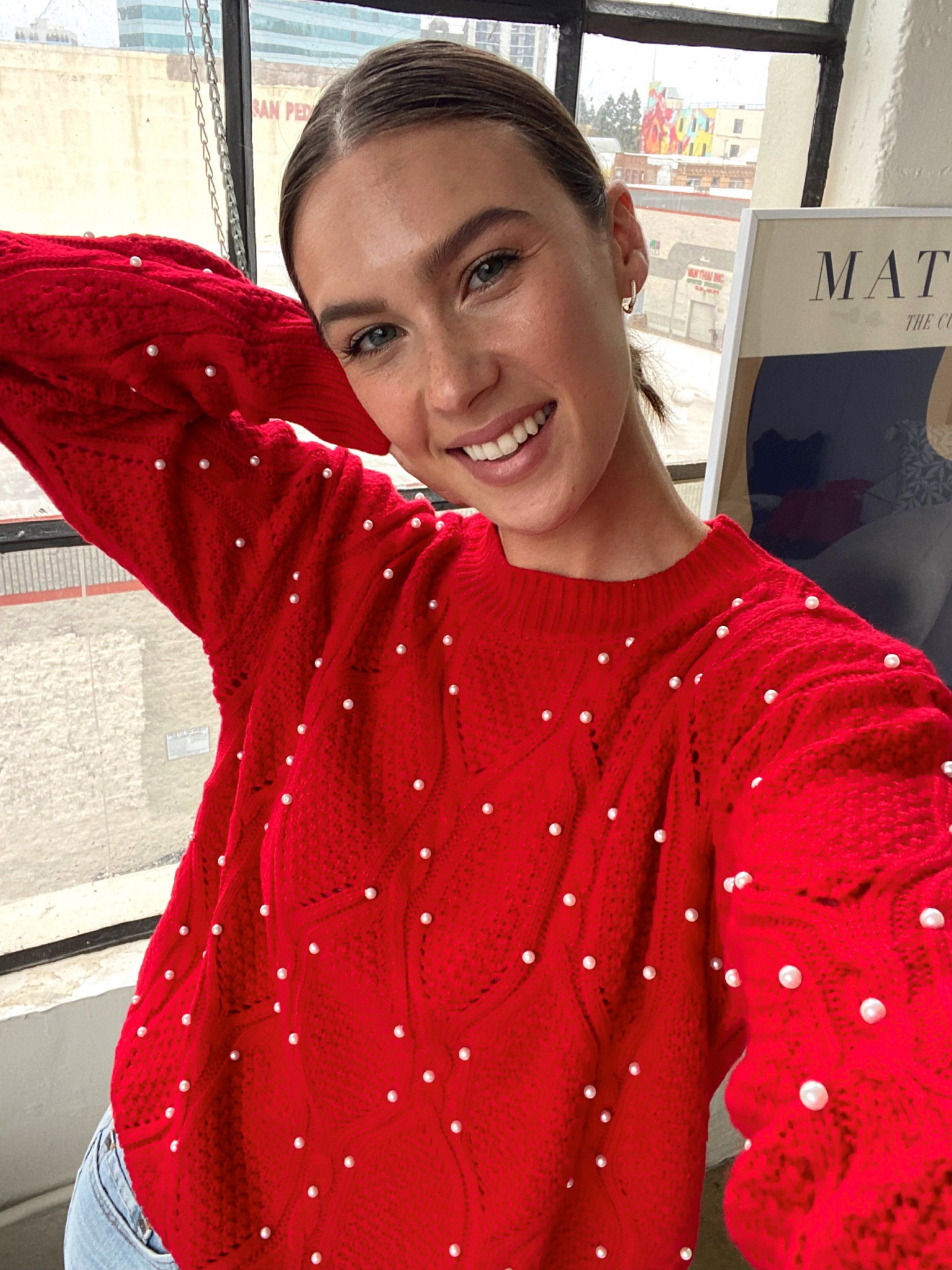 Tis the season for the perfect red holiday sweater from Walmart! 💋🧑🏼‍🎄

#LTKHoliday #LTKfindsunder100 #LTKSeasonal