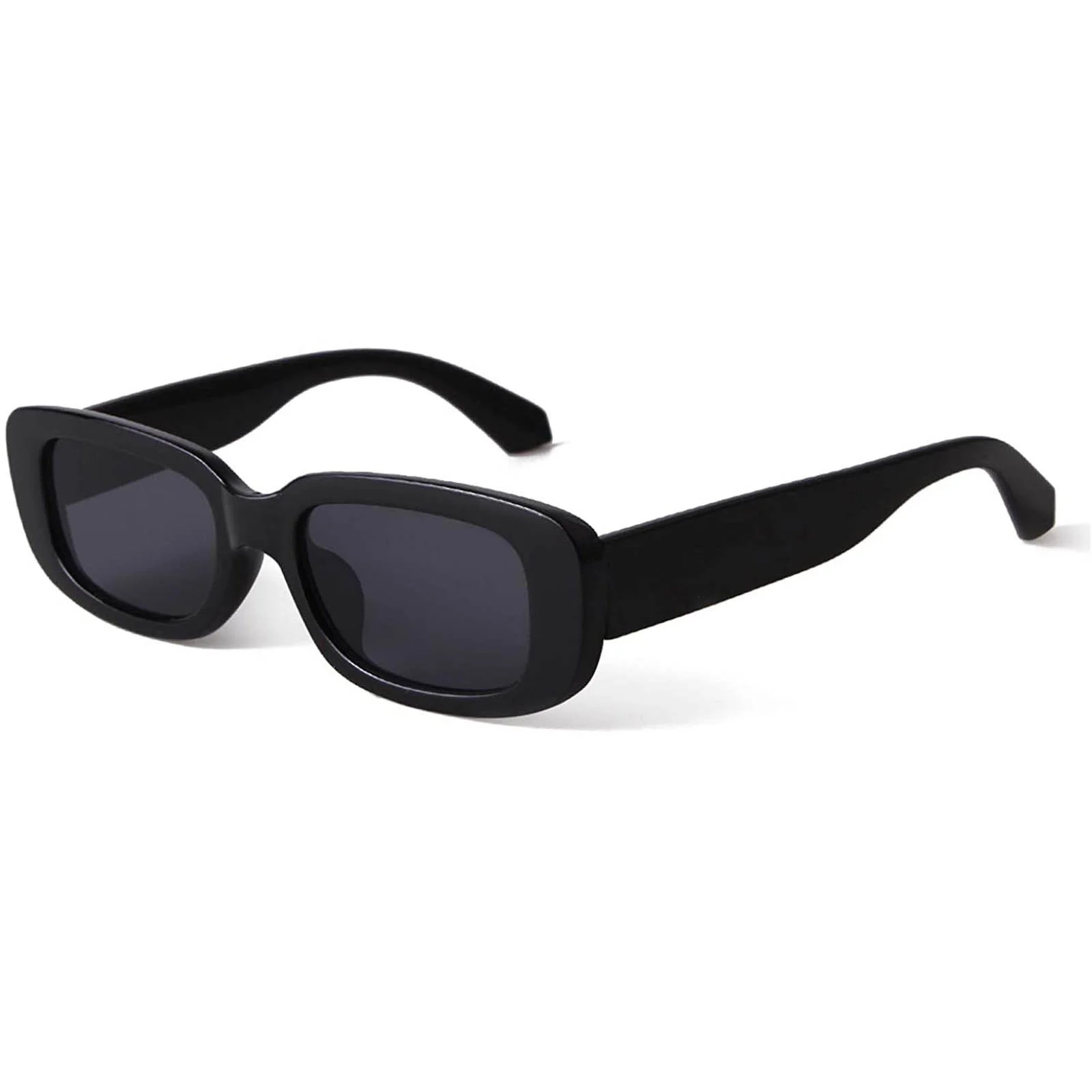 Prolriy Sunglasses Womens Rectangle Sunglasses for Women 90S Vintage Fashion Glasses Black Tortoi... | Walmart (US)