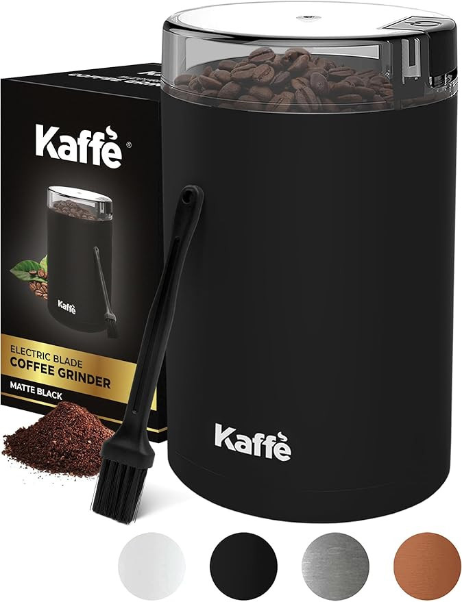 Kaffe Coffee Grinder Electric. Best Coffee Grinders for Home Use. (14 Cup) Easy On/Off w/Cleaning... | Amazon (US)