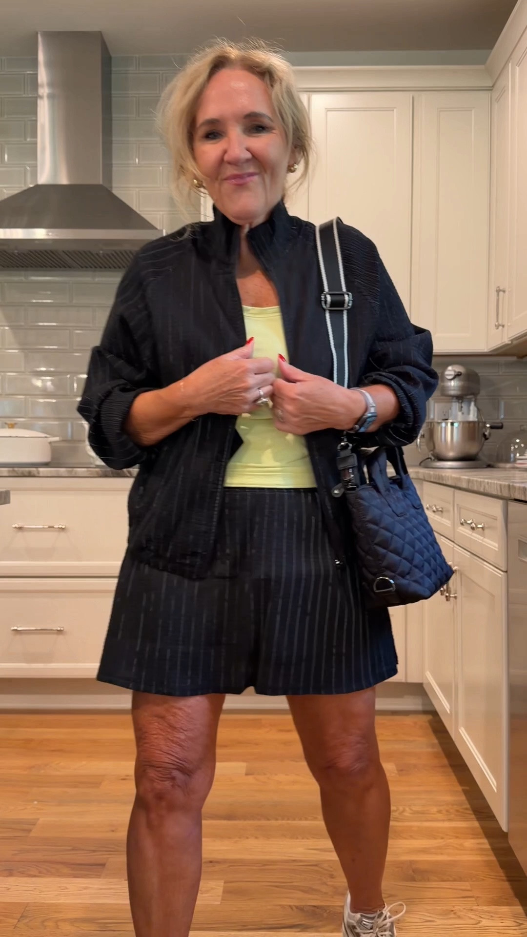 Jacket medium 
Skort large 
Tank large 
Great little quilted crossbody on sale 
These are great sneakers too if you want something for a lot of walking just not Hokas I wore these to Disney

#LTKSaleAlert #LTKOver40 #LTKActive

#LTKmomlife #LTKOver40 #LTKSaleAlert