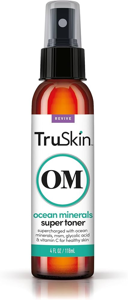 TruSkin Daily Facial Super Toner – for All Skin Types with Glycolic Acid, Vitamin C, Ocean Mine... | Amazon (US)