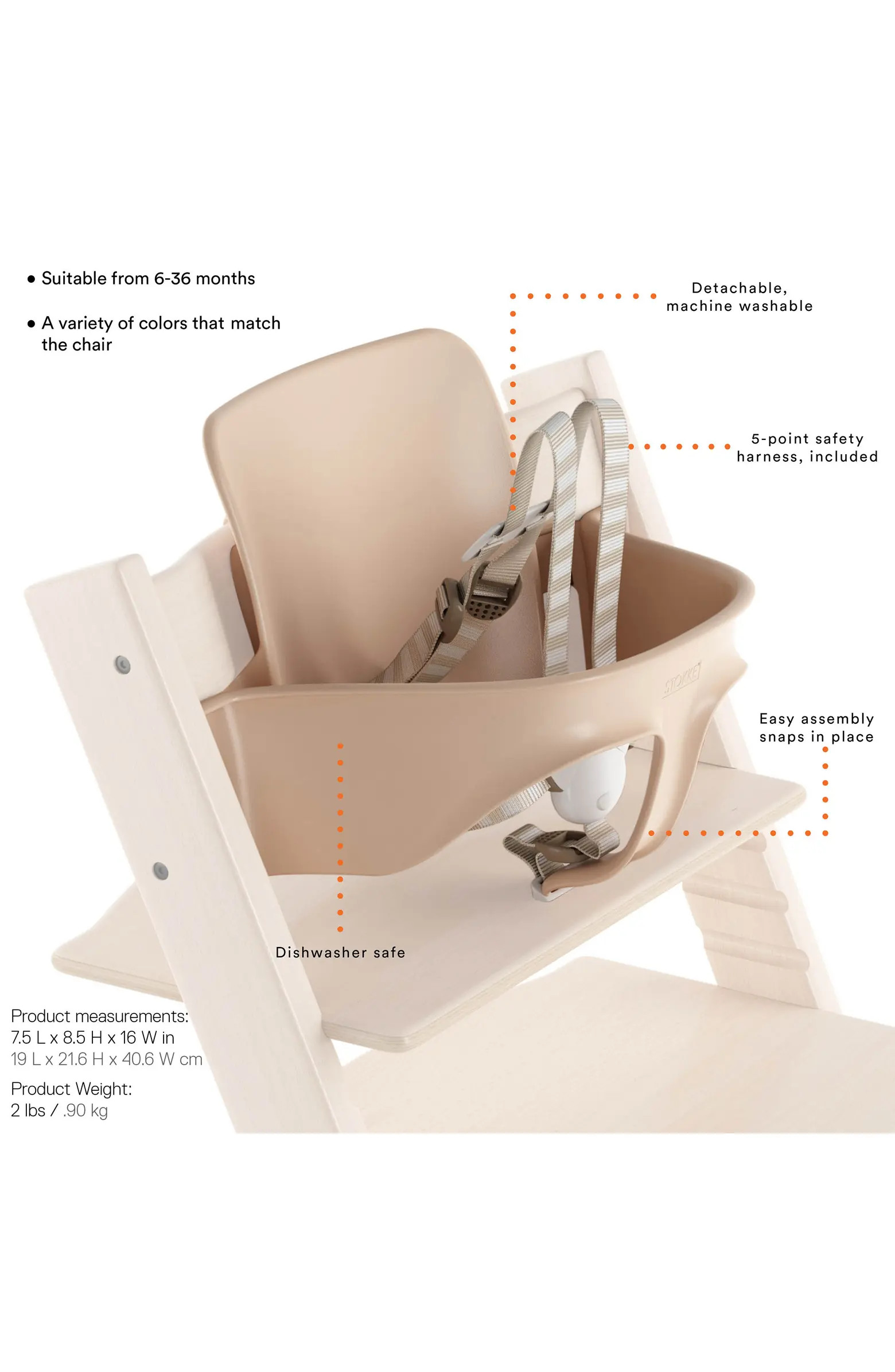 Tripp Trapp® Highchair, Baby Set, Cushion & Tray Set | Nordstrom