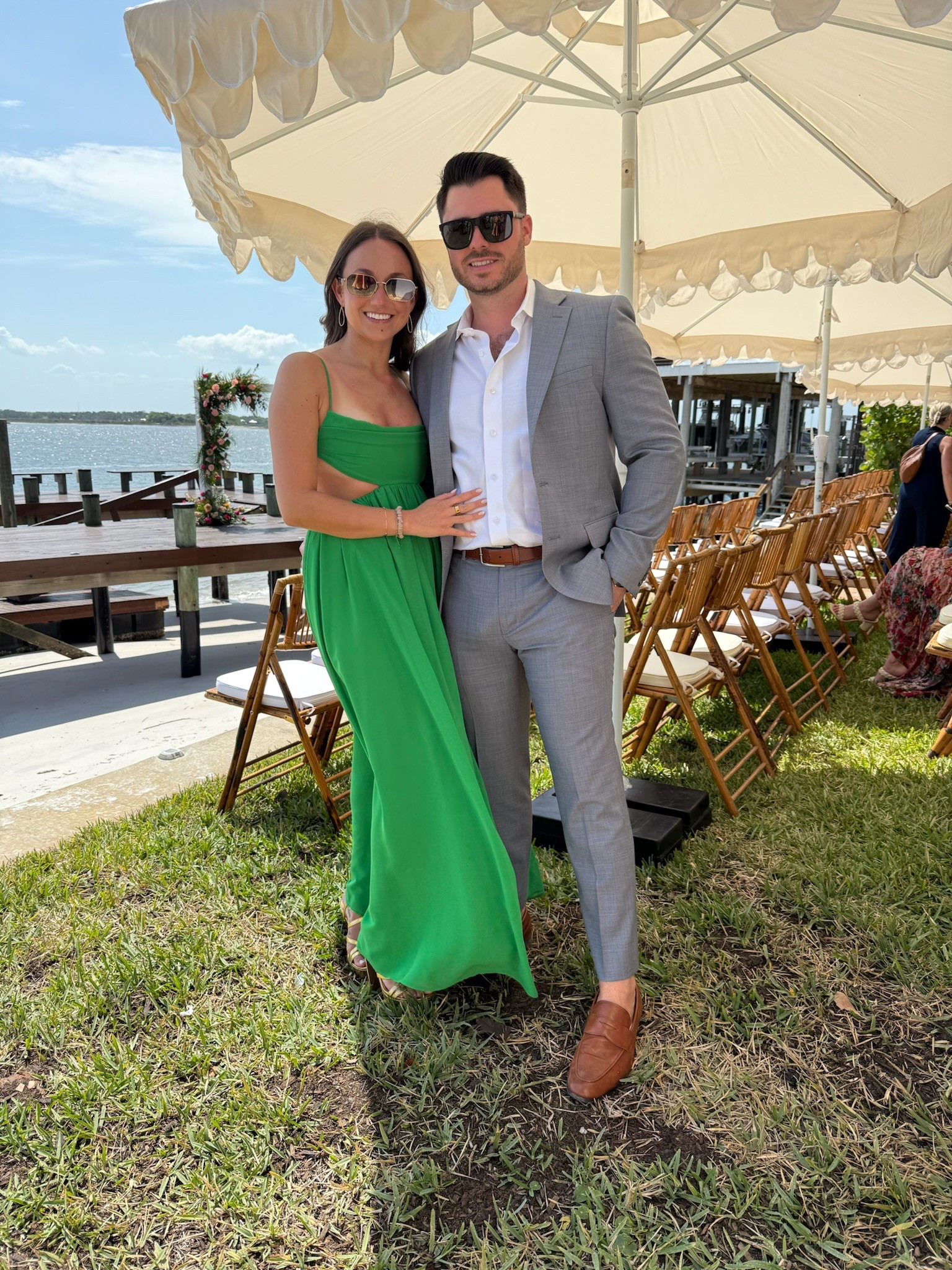 Obsessed with this dress I wore this weekend! Perfect wedding guest dress for a destination/summer wedding! 💚

#LTKParties #LTKWedding #LTKSeasonal