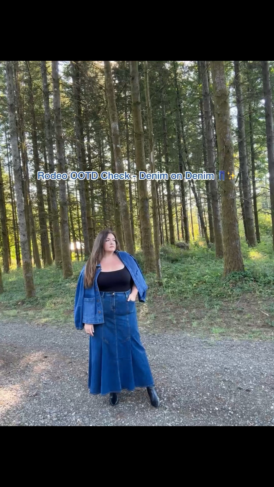 Denim on denim is having a moment 👖✨ Whether you call it a Canadian tuxedo, a western outfit, or just a bold classic, it’s the easiest way to look put-together without trying too hard. I love it for rodeos, concerts, or just casual weekend style. 

#LTKFallSale #LTKPlusSize #LTKTall