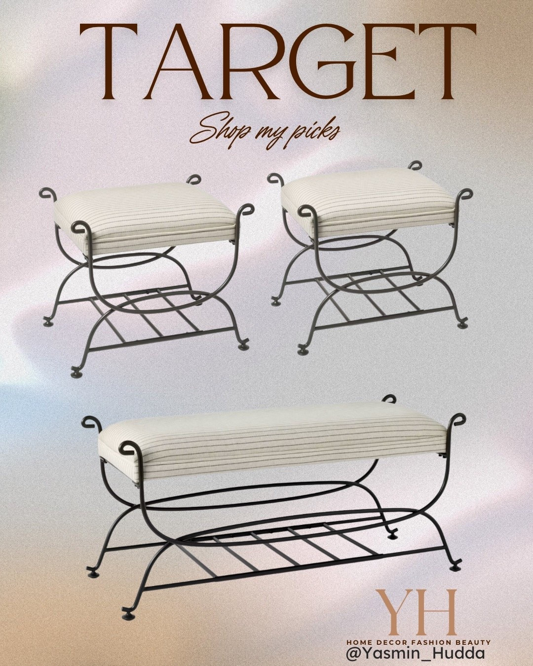 My favorite ottoman and bench from new Spring collection 

Target finds, target home decor

#LTKHome