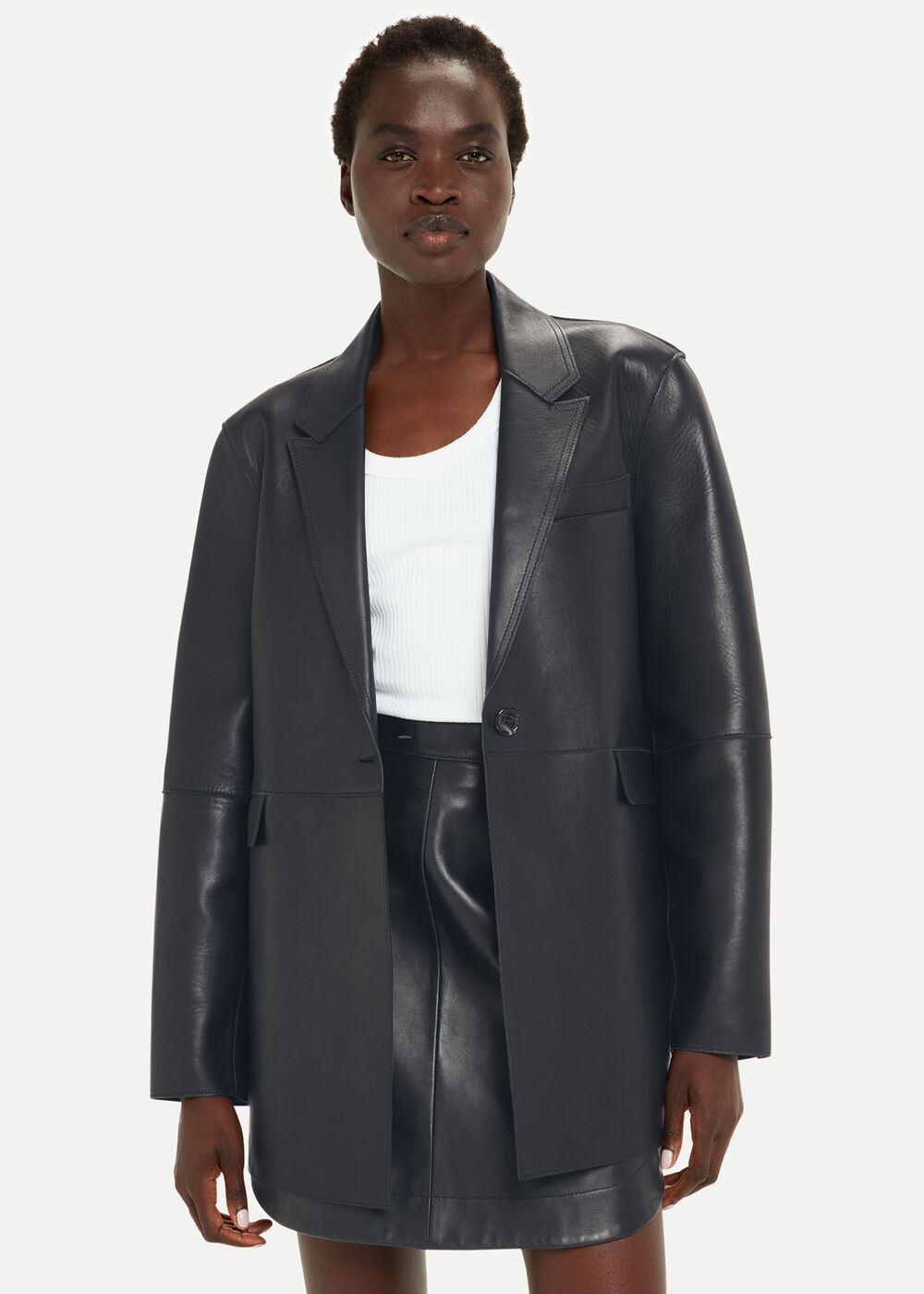 Black Katrina Clean Bonded Blazer | Whistles