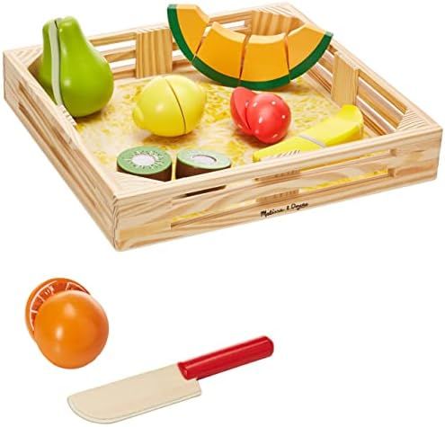 Deluxe Wooden Cutting Fruit Crate | Amazon (US)