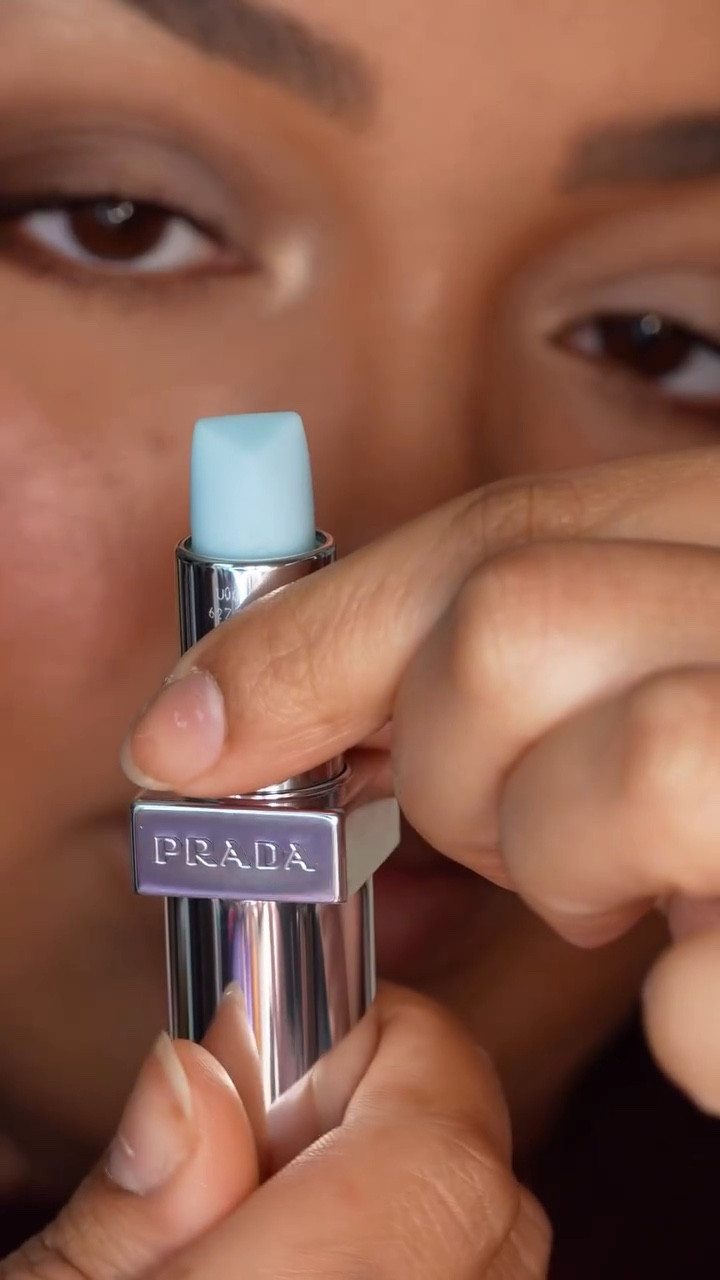 blue balm turning into my perfect pink 💙➡️💗 the Prada Beauty blushing care lip balm feels so smooth going on, then shifts into the softest personalised tint. effortless, glowy, and very “everyday luxury” ✨

infused with bifidus extract and jojoba oil, it moisturises, softens, and leaves that subtle glossy finish without feeling heavy. the formula adapts to your lips’ pH for a custom shade, and the triangle bullet makes it so easy to apply on the go 💄💗

i love that it hydrates, adds that natural glow, and melts into your own lip colour - a little moment of Prada in your makeup bag 💋✨

#LTKluxury #LTKgiftguide #LTKbeauty