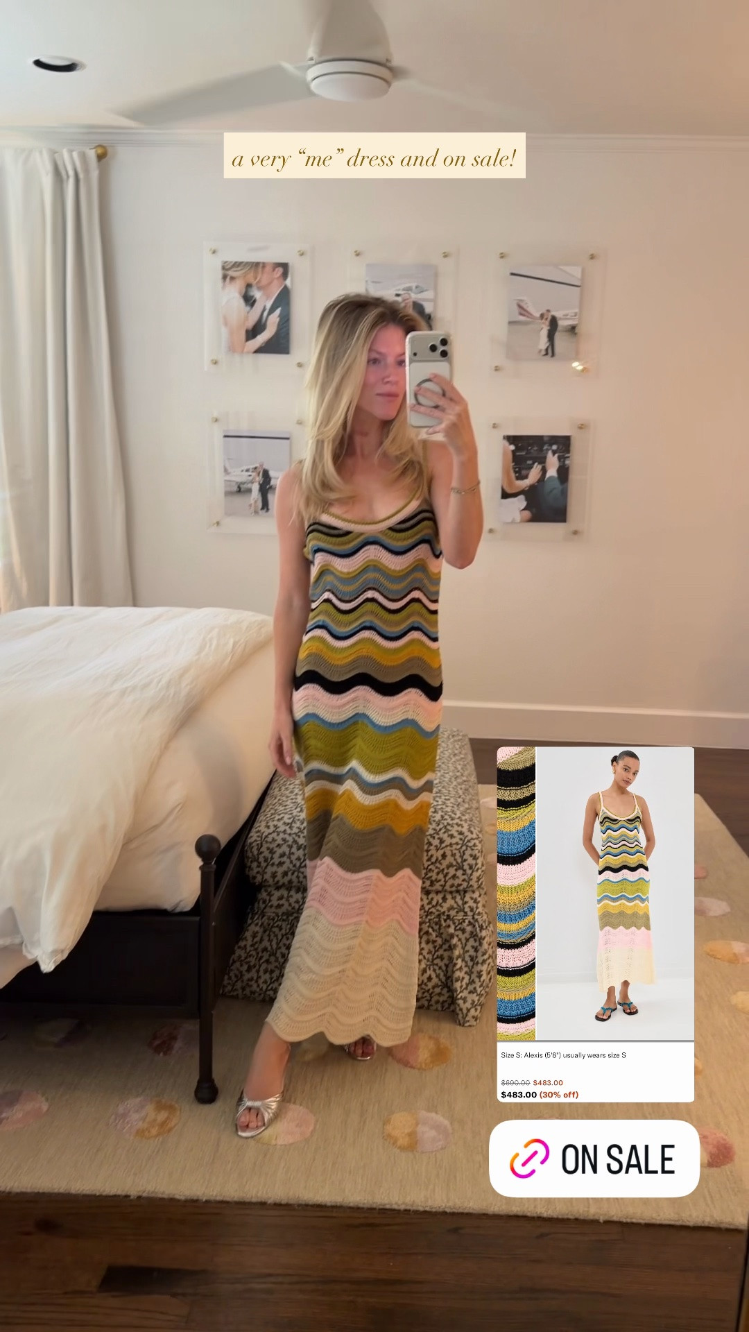 A very “me” dress and it’s on sale! Also comes in a mini!