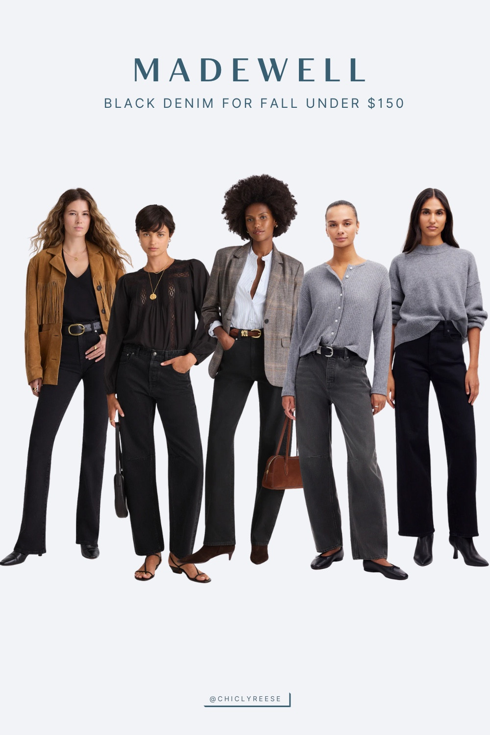 A good pair of black jeans is the fall  wardrobe essential we don’t talk about enough! Madewell has a lot of cute denim washes and fits under $150 that are perfect for the season. #jeans #fallfashion #budgetfinds 

#LTKStyleTip #LTKSeasonal #LTKMidsize