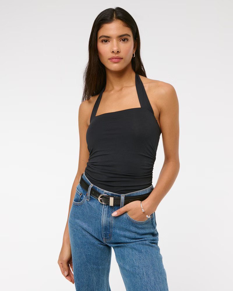 The A&F Ava Halter Top | Abercrombie & Fitch (UK)