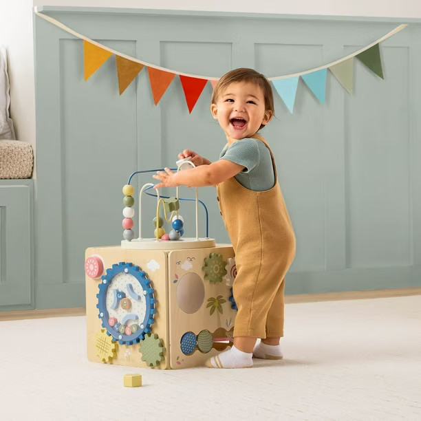 Member's Mark Large Wooden Activity Cube | Sam's Club