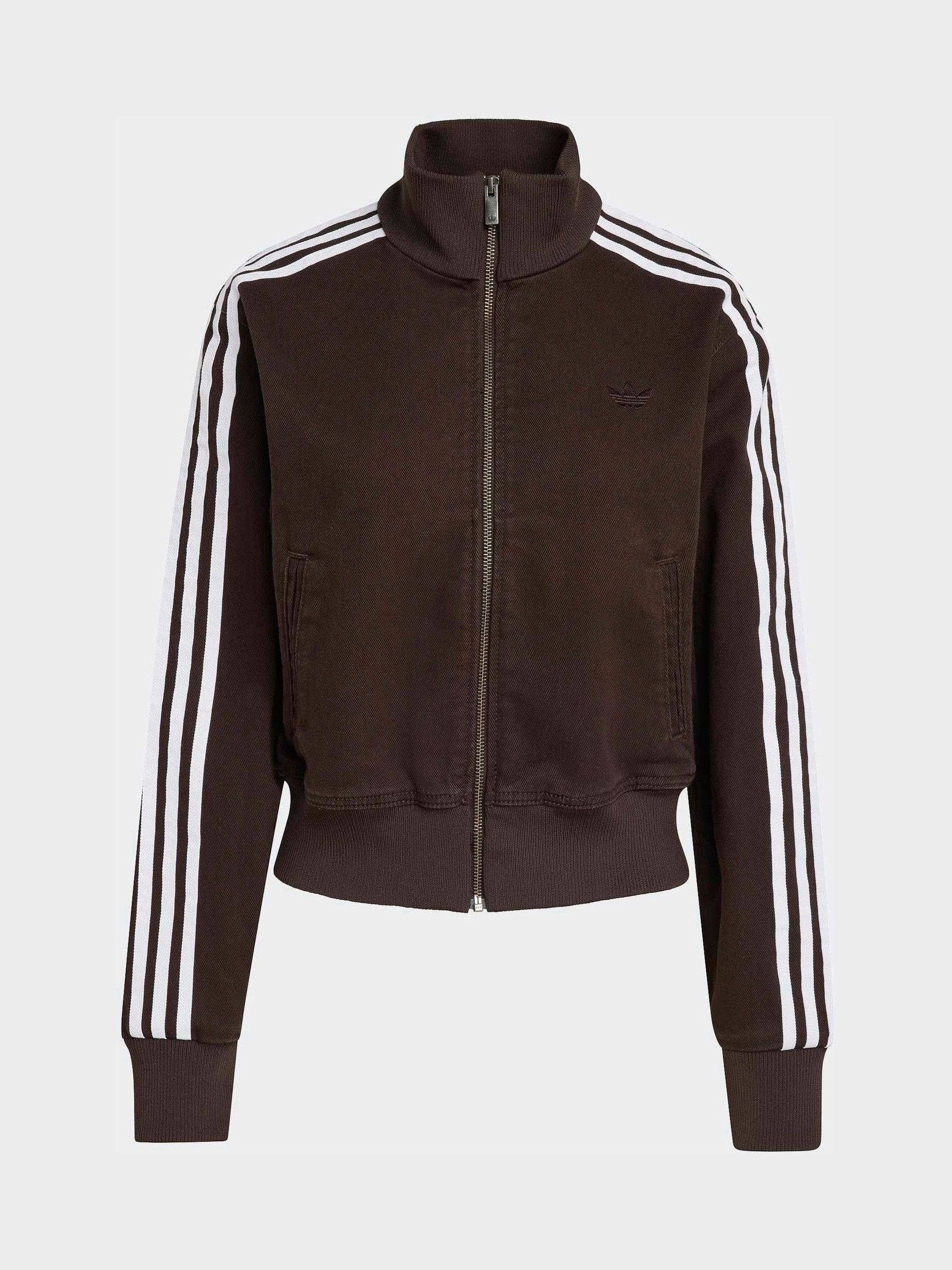 adidas originals adidas Originals Brown Firebird Denim Track Top | Next US