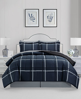 Casual Plaid 8-Pc. Comforter Sets | Macy's