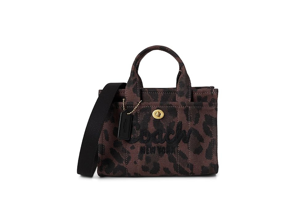 COACH Cargo Tote Bag 20 With Leopard Print Tote Handbags Dark Leopard, Canvas | Zappos