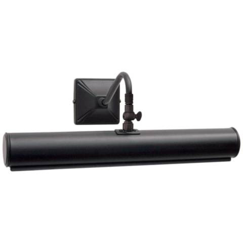 Leo 14" Wide Black Metal Adjustable Picture Light - #681V9 | Lamps Plus | Lamps Plus