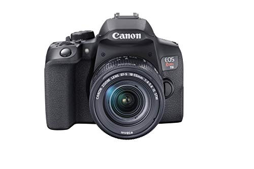 Canon EOS Rebel T8i EF-S 18-55mm is STM Lens Kit, Black | Amazon (US)