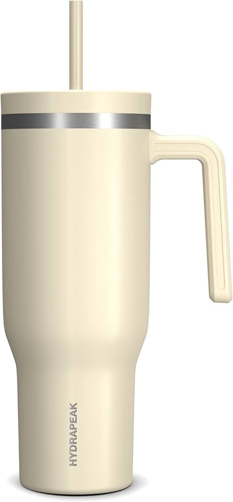 Hydrapeak Voyager 40 oz Tumbler with Handle and Straw Lid | Reusable Stainless Steel Water Bottle Tr | Amazon (US)