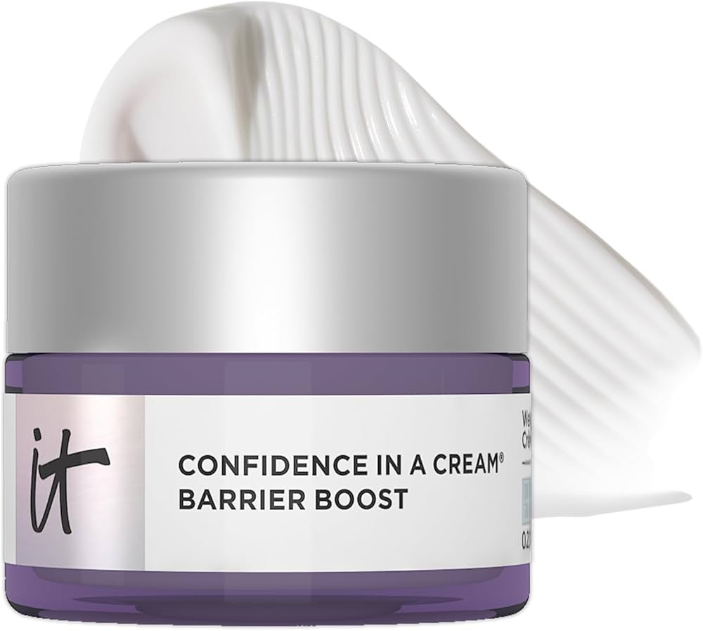 IT Cosmetics Confidence in a Cream Barrier Boost - Skin Barrier Repair Daily Face Moisturizer - C... | Amazon (US)