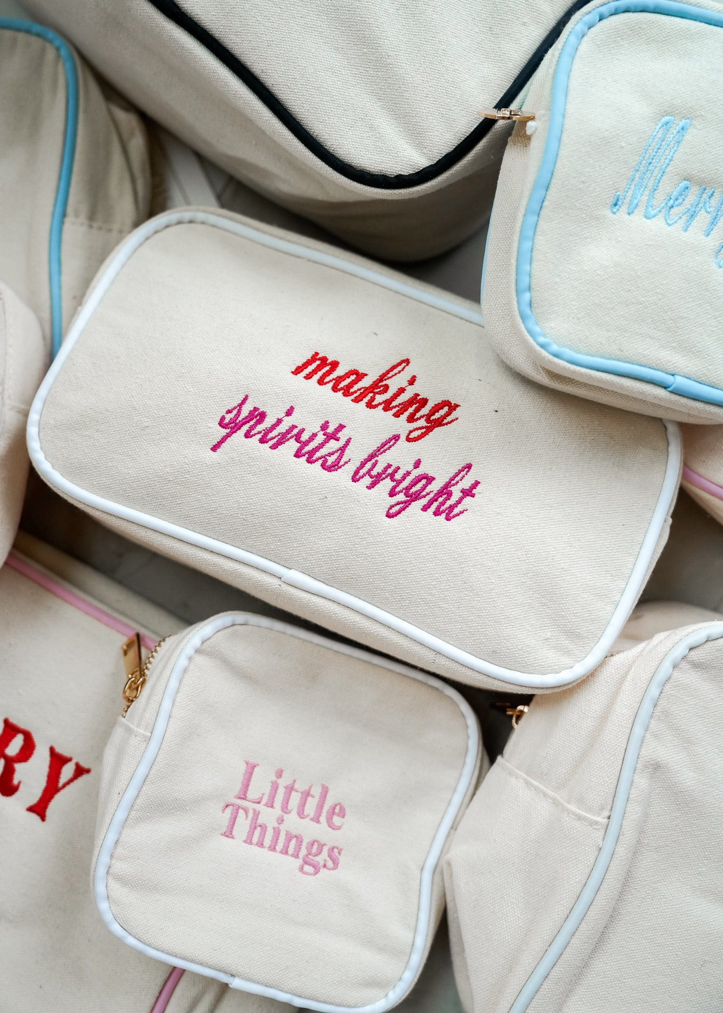 Canvas Makeup Bag Collection | KenzKustomz